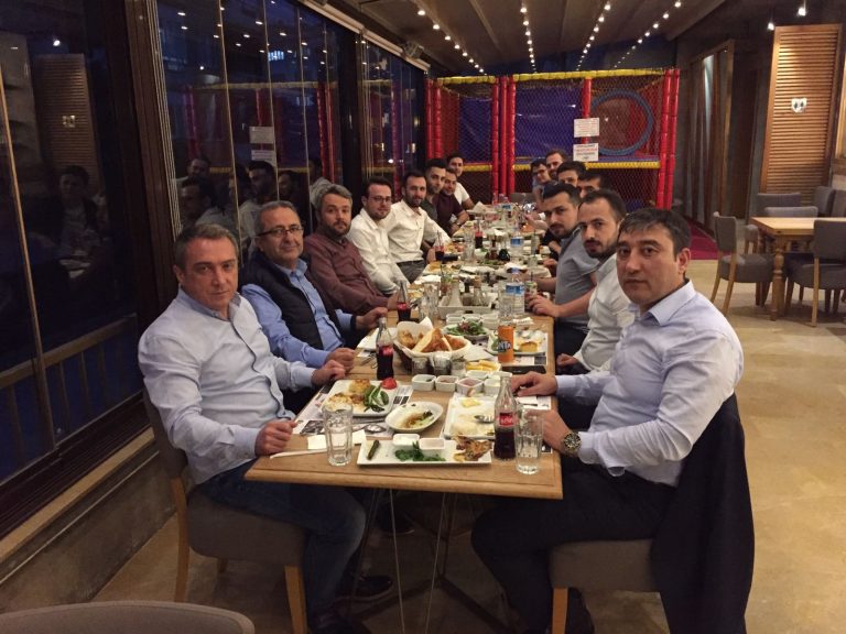 Ekip 2018 iftar yemeğinde